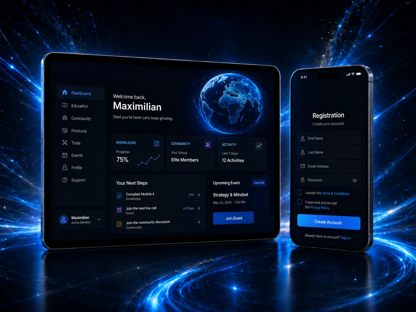 COINDROP Agent – Backoffice, tools, and personalized landing page