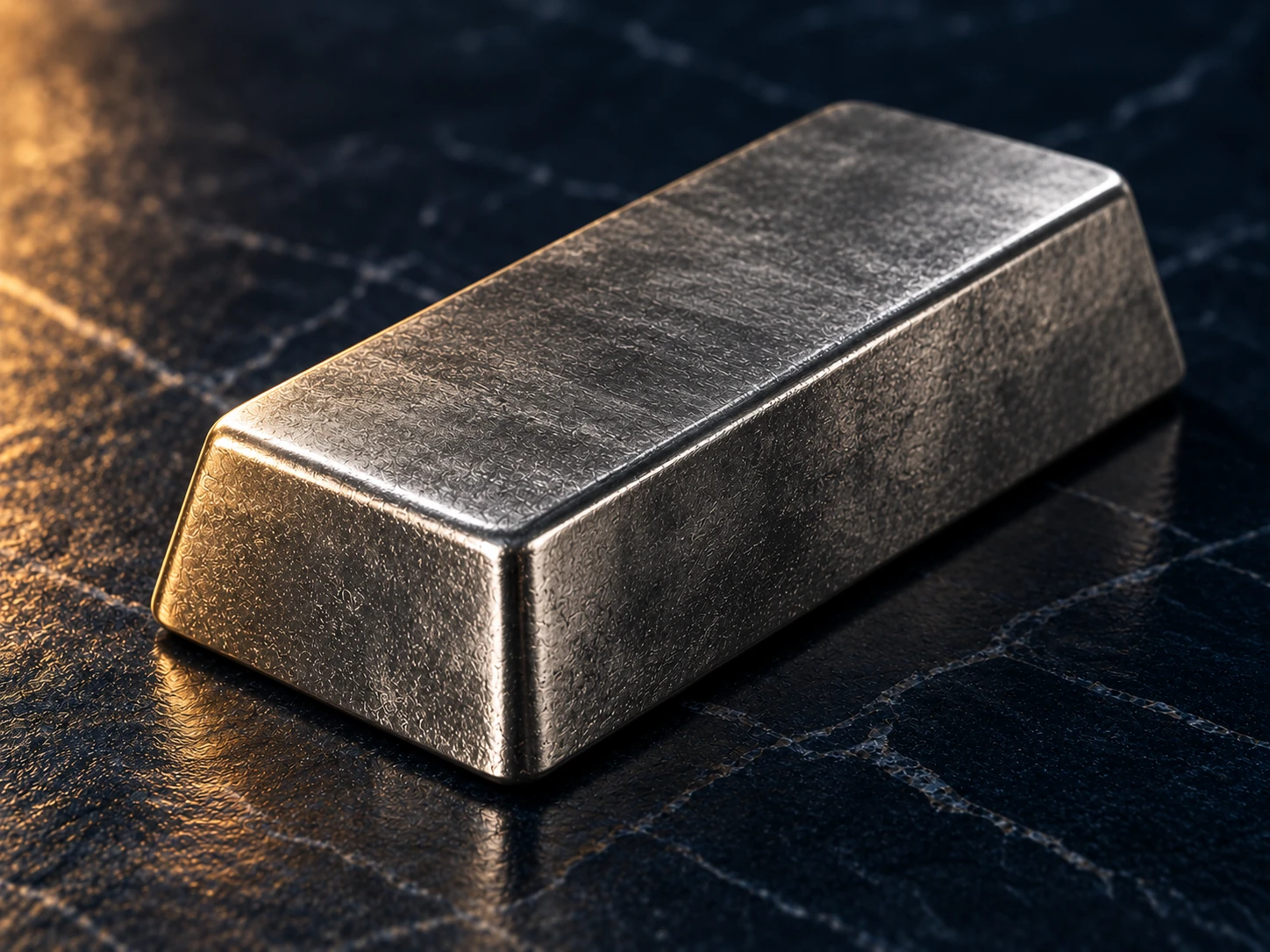 Close-up of palladium bars