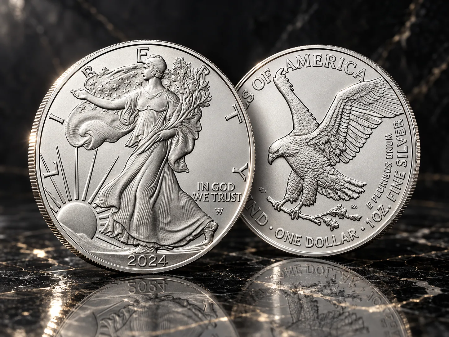 American Silver Eagle silver coins